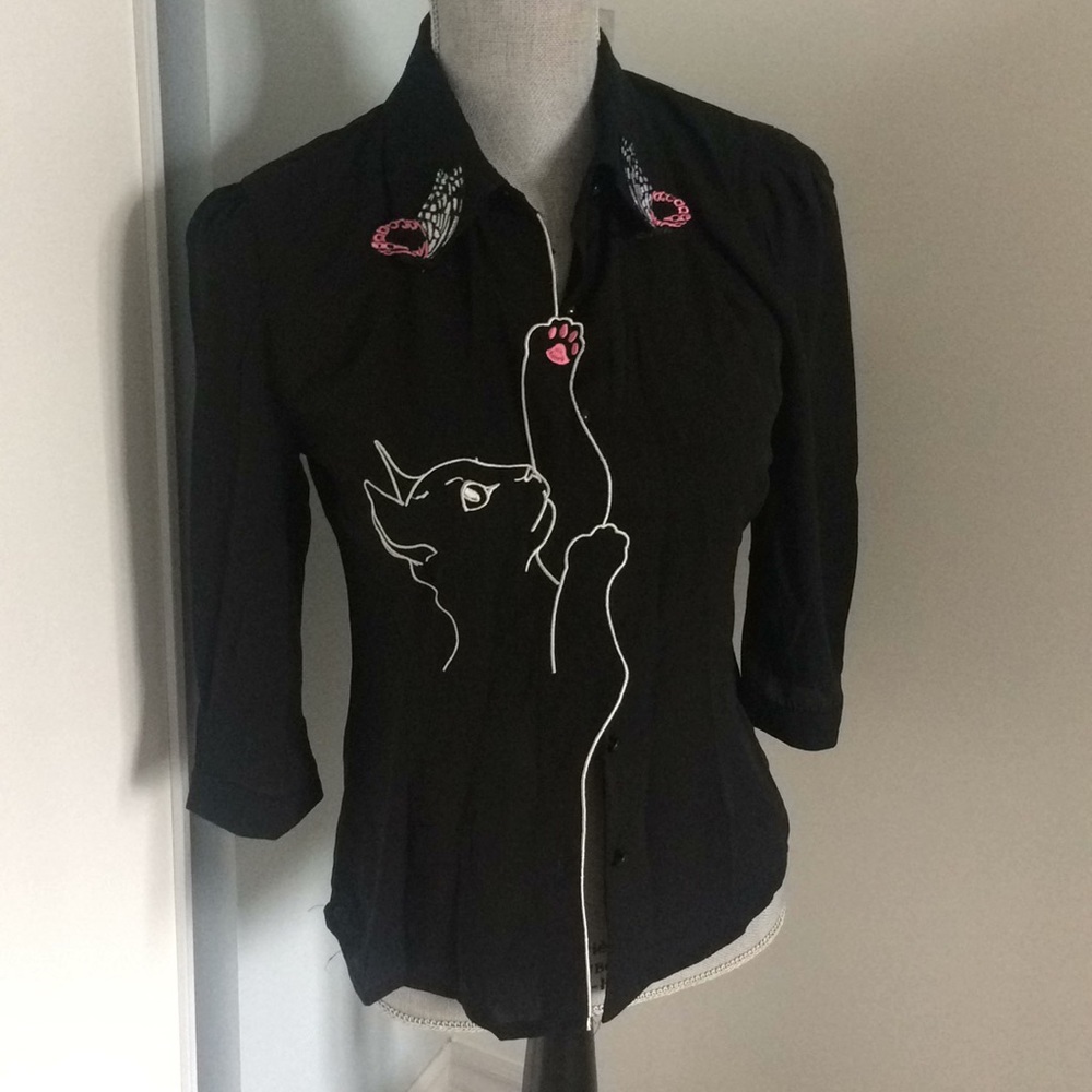 💖Kitty blouse